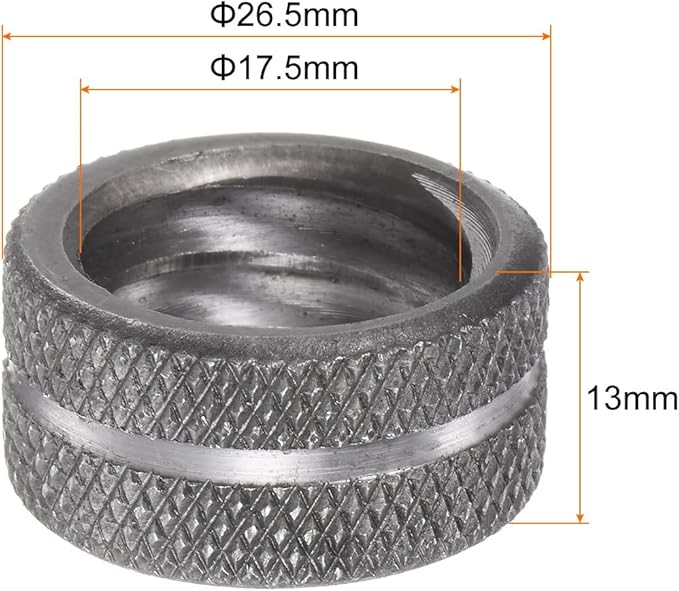 HARFINGTON Pipe Wrench Nut 10" Plumbing Wrench Replacement Knurl Nut High Carbon Steel