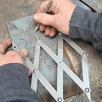 Center Finder,Picket Master Pro Center Finding Tool for Precise Measurements, 12 Point Center Finder Measuring Tool,Woodworking Center Finding,Pipe Metal Equal Space Divider