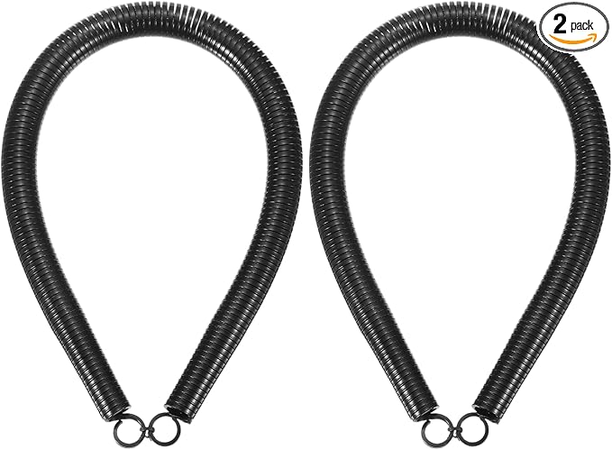 HARFINGTON 2pcs PVC Spring Tube Bender 20mm OD 520mm Long A Type Conduit Pipe Bender Bending Spring for Pipe Bending Devices in Home Hydropower, Black