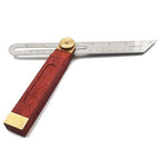 Bevel Gauge, Sliding Bevel Gauge, 8 Inch T Bevel Angle Finder with Wooden Handle T Measurements Ruler for for Craftsman Carpenter