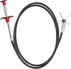 Flexible grabberDrain Snake Tool - The Ultimate 61inch Flexible Grabber for Hair, Unclog Any Drain in Minutes! Gunk & Debris in Sinks, Showers & Tubs. No More Chemicals, Just Quick Results!
