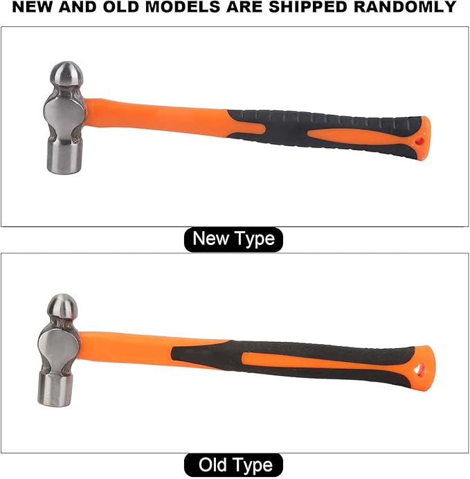 0.5LB Round Mini Small Hammer Ball Peen Pein Hammer Hardware Tool, For Household Hammer