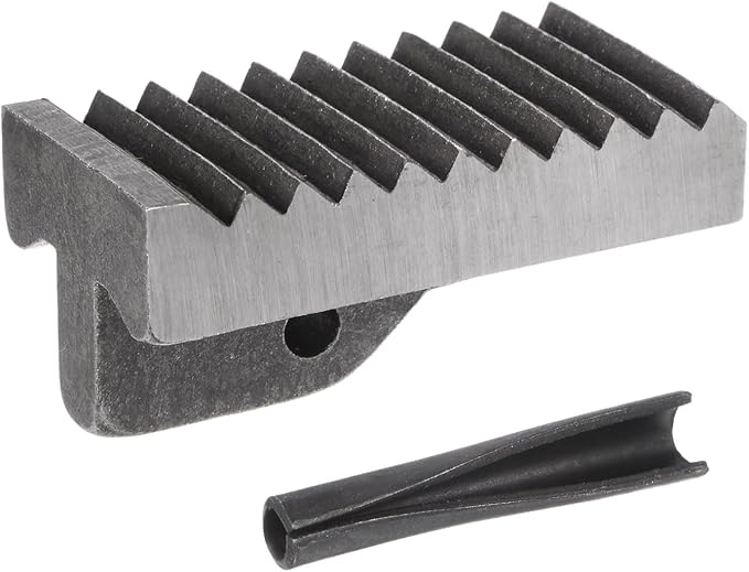 HARFINGTON Pipe Wrench Heel Jaw with Pin Assembly 48" Wrench Replacement Carbon Steel for 48" Adjustable Wrench