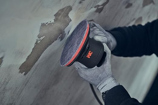 3M Random Orbital Sander, Xtract Pneumatic 88954, 6 in, with Central Vacuum Attachment, 3/16 in Orbit, Ergonomic and Lightweight ROS, .28 HP (209W) Motor