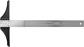 Pacific Arc 18 Inch T Square, Traditional Stainless Steel, Graduated Inch and Metric