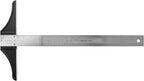Pacific Arc 18 Inch T Square, Traditional Stainless Steel, Graduated Inch and Metric
