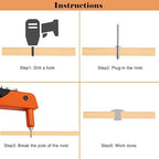 70pcs 3/16 x 3/8 inch 304 Stainless Steel Pop Rivets, 4.8 x 10mm Blind Rivets for DIY/Automotive Repairs/Furniture