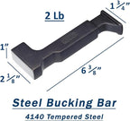 Wicks Aircraft 2X Deluxe Rivet Gun Set, Includes: 2X Rivet Gun, 4 Bucking Bars, 10 Rivet Sets, and Air Tool Oil.