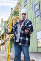 Johnson Level & Tool JLR300-UNV-RG Universal Green & Red Rotary Laser Detector, Dual Sided Detector, LED Backlit Display