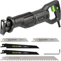 GALAX PRO 120V Reciprocating Saw, 6.0 Amp Variable Speed Corded Reciprocating Saw with1-1/8" Stroke Length, 2800RPM and 6" Max for Wood, Metal, PVC Pipe Cutting