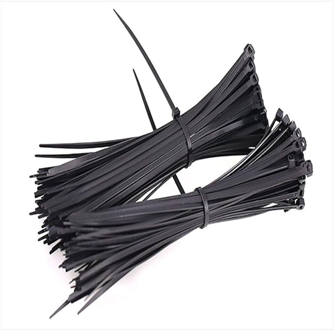 SYD 4 Inch length, 18lb Small size Self Locking Nylon Cable Zip Ties -1000 Piece (Black)