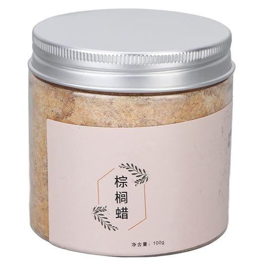 100g Palm Wax Pellets, Carnauba Wax for Lip Balm, Cosmetics DIY Carnauba Wax Material Accessory Lip Balm Making Supplies for Lipstick Lip Balm Making Increase the Melting Point of Lipstick-VeraVaultWomen