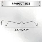 HORUSDY 100-Piece Pegboard Hook Locks & Retainers, Metal Pegboard Clips for 1/4” & 1/8” Peg Boards, Secure Display Hooks & Organizer for Garage, Workshop, Home Storage