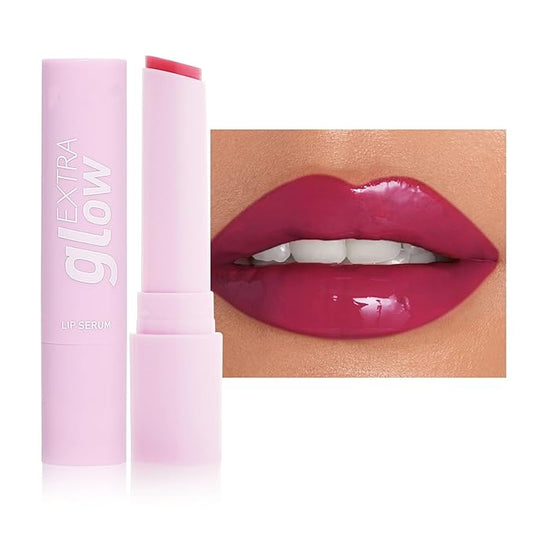 MAEPEOR Nourishing Lip Balm 8 Colors Smooth Moisturizing Lip Glow Gloss Non-Sticky and Long-lasting Hydrating Jelly Lip Balm for Women and Girls (Color 08)-VeraVaultWomen