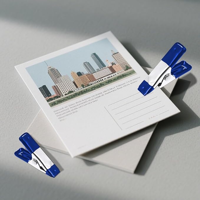 30Pcs 2 inch Small Spring Clamps Heavy Duty Spring Metal Mini Clips Clamps for Backdrop Woodworking Furniture Crafts