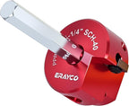 Erayco 1-1/4" PVC Pipe Reamer, Plastic Pipe Fitting Reamer Tool, Fit into Standard 1/2" Drills, PVC Fitting Saver for SCH40 PVC CPVC ABS Pipe (1-1/4 Inch)