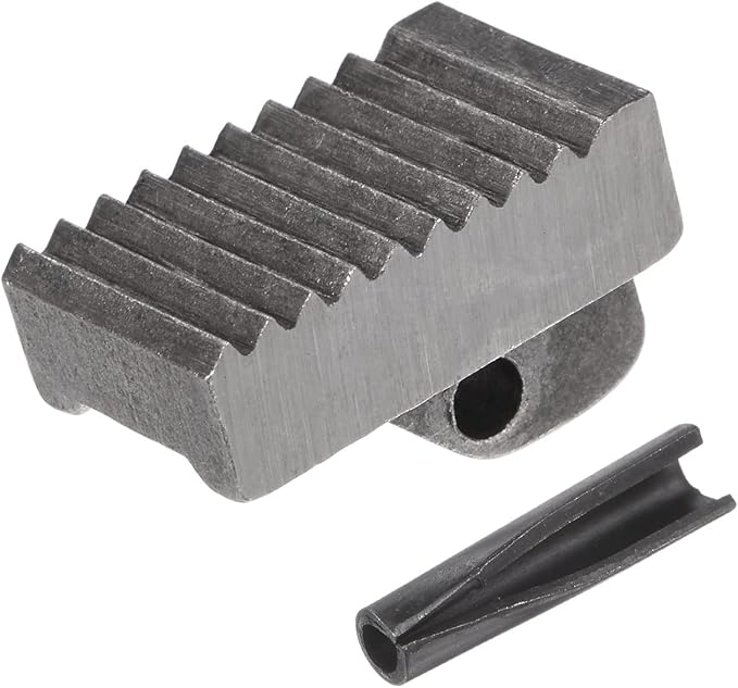 HARFINGTON Pipe Wrench Heel Jaw with Pin Assembly 14" Wrench Replacement High Carbon Steel