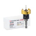 Amana Tool 82 Degree Countersink with Drill Bit Depth Stop and No-Thrust Ball Bearing, 55226, 3/8 D x 3/32 Drill D x 1/4 Inch Quick Release Hex Shank