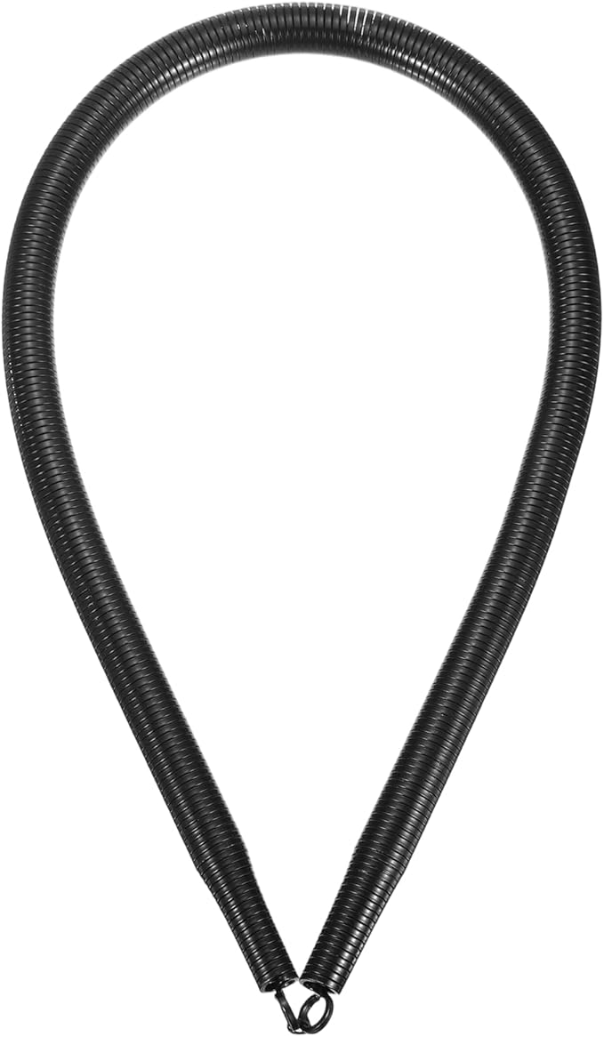 HARFINGTON PVC Spring Tube Bender 22.2mm OD 1000mm Long C Type Conduit Pipe Bender Bending Spring for Pipe Bending Devices in Home Hydropower, Black