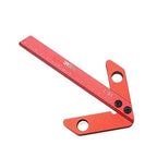 Center Measuring Tool,Center Finder, Line Gauge Center Finder, 45/90 Degree Right Angle Line Gauge Carpenter Ruler,Aluminum Alloy Woodworking Center Scribe Square Center Scribe 165mm