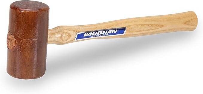 VAUGHAN Rawhide Mallet, Non Marring, Hardwood Handle, 12 oz, RM200, VN58216