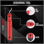 Ultimate Tube Cutter Set - Heavy Duty Pipe Cutter 3/16"-2" OD, Mini Tube Cutter 1/8"-7/8", Deburring Tool - for Copper, Aluminum, PVC Pipes - High-Quality Cutting & Deburring Tools for Professionals