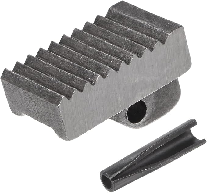 HARFINGTON Pipe Wrench Heel Jaw with Pin Assembly 14" Wrench Replacement Carbon Steel for 14" Adjustable Wrench