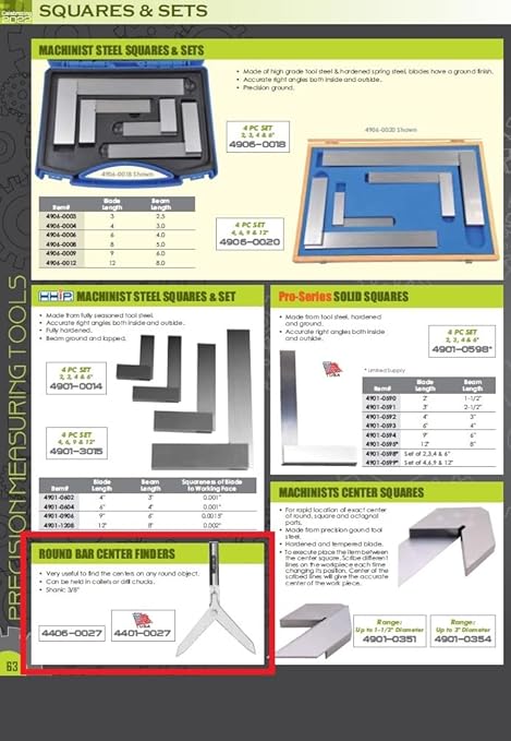 HHIP 4401-0027 Drill Press Center Finder