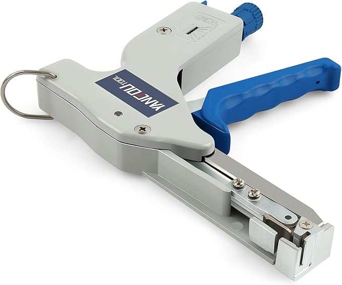 Yangoutool Zip Tie Tool – Continuously Adjustable Cable Tie Gun for Fastening and Cutting Nylon Zip Ties - Fit 4mm to 12mm Wide, 1mm to 2mm Thick Nylon Ties