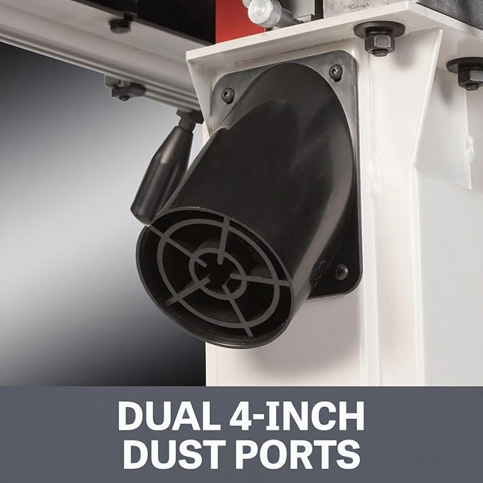 14-Inch Woodworking Bandsaw with 1-3/4 HP Motor Dual Voltage, 115/230V Heavy-Duty Worktable & Precision Fence, 13" Resaw Capacity, Dust Ports for Precision Wood Cutting (Coated Version)