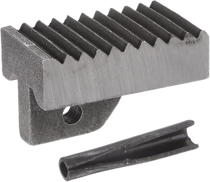 HARFINGTON Pipe Wrench Heel Jaw with Pin Assembly 24" Wrench Replacement High Carbon Steel