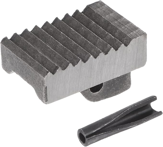 HARFINGTON Pipe Wrench Heel Jaw with Pin Assembly 12" Wrench Replacement High Carbon Steel