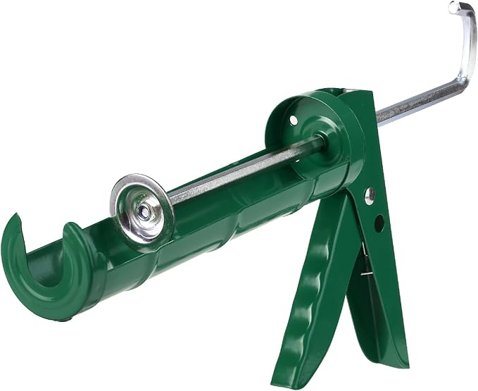 Bates- Caulking Gun, 10:1 Thrust Ratio, Deep Green, Caulking Tool Gun, Caulk Gun No Drip, Hand Caulking Guns, Silicone Gun, Caulking Gun Tool, No Drip Caulk Gun, Caulk Guns, Caulking Gun Dripless