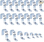 Tanstic 20Pcs 1-1/2 Inch EMT Pipe Strap Zinc Plated Steel One Hole Strap Conduit Clamp Rigid Pipe Strap for Pipe Fixing
