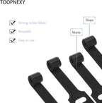 60 Pieces Cable Labels & Reusable Hook and Loop Fastening Ties Set - 30 Pieces Cord or Wire Labels & 30 Pieces Labels for Electronic Cords, Home & Office Cord Management