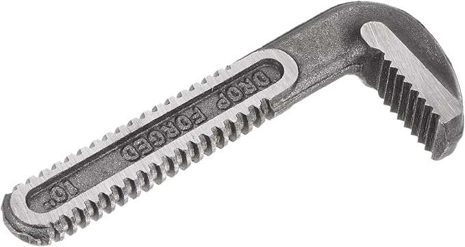 HARFINGTON Pipe Wrench Hook Jaw 10" Plumbing Wrench Replacement Jaws Carbon Steel for 10" Adjustable Wrench