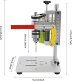 Electric Mini Drill Press, 3000RPM Drill Press Work Station Precision Benchtop Drills Presses with B10 Chuck & Drills Vise for Metal Wooden Jewelry DIY and Crafts Projects