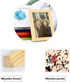 Photo Puzzles for Gift, Pets, Festivals, Weddings, Family Gatherings, Adult Customized Puzzles Jigsaw (Vertical or Horizontal) (None) (500.PC (Vertical/Horizontal))