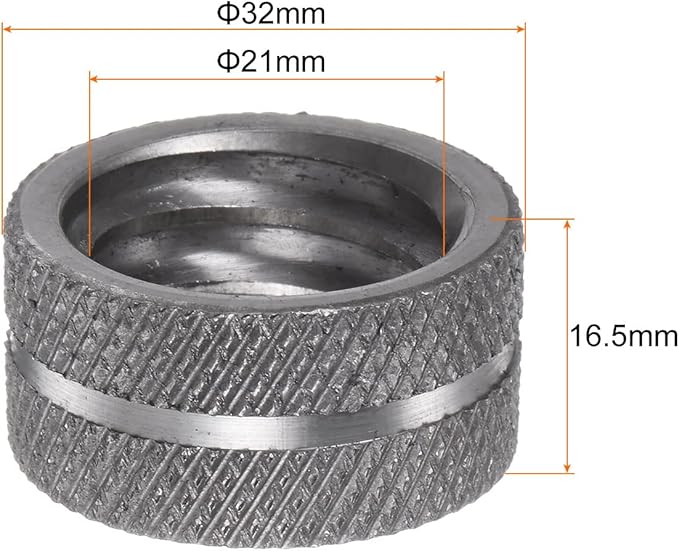 HARFINGTON Pipe Wrench Nut 14" Plumbing Wrench Replacement Knurl Nut High Carbon Steel