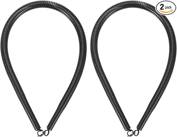 HARFINGTON 2pcs PVC Spring Tube Bender 12.5mm OD 520mm Long B Type Conduit Pipe Bender Bending Spring for Pipe Bending Devices in Home Hydropower, Black