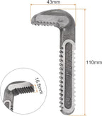 HARFINGTON Pipe Wrench Hook Jaw 8" Plumbing Wrench Replacement Jaws Carbon Steel for 8" Adjustable Wrench