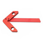 Center Measuring Tool,Center Finder, Line Gauge Center Finder, 45/90 Degree Right Angle Line Gauge Carpenter Ruler,Aluminum Alloy Woodworking Center Scribe Square Center Scribe 165mm