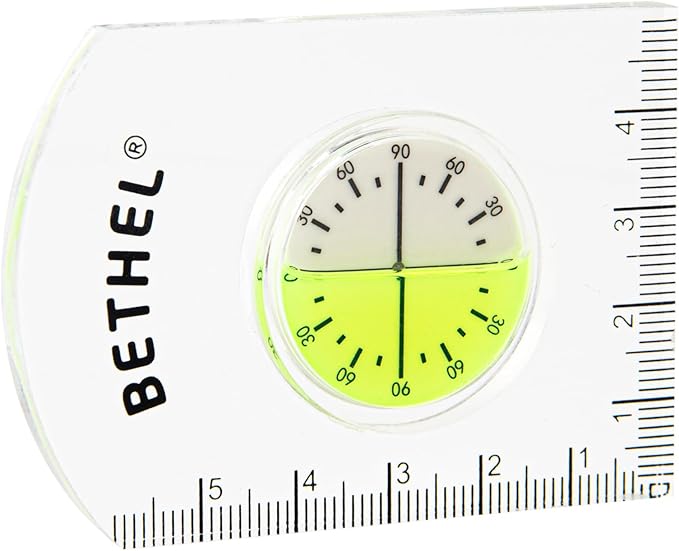 Circular Bubble Level Bullseye Degree Marked Surface Round Spirit Levels Measuring Tool