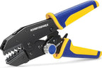 haisstronica Quick Change Jaws Crimping Tool for Dupont Connectors AWG 28-16 Ratcheting Wire Crimper & Terminals - H7