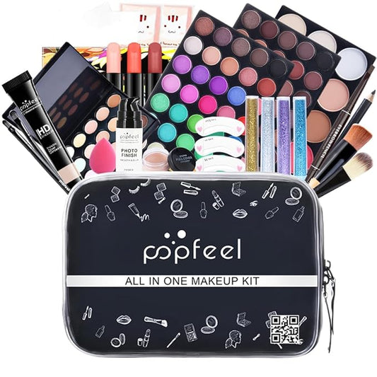 Makeup Kit All In One Makeup Kit,Multipurpose Makeup Set Full Makeup Essential Starter Kit for Beginners Pros Makeup Gift Set for girl or Women-VeraVaultWomen