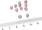 Natural Pearl Beads Potato 4-5mm Purple Freshwater Cultured Loose Gemstone Beads for DIY Jewelry Making 13.8''/Strand HQ