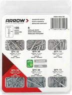 Arrow Heavy Duty Riveter Kit, Professional Pop Rivet Gun with Assorted 120 Rivets