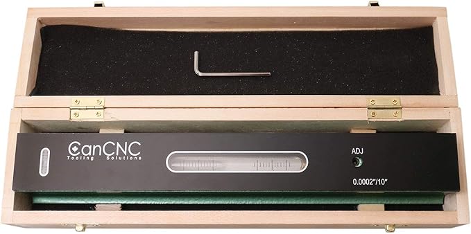 Accusize Industrial Tools 12 inch Professional Master Precision Level in Fitted Box, Accuracy 0.0002''/10'', S908-C612