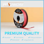 1'' Heat Shrink Tubing, 50 Ft 3:1 Grade Waterproof Shrink Wrap Tubing, Marine Grade Adhesive Lined Heat Shrink Tube,Dual Wall Heat Shrink tubing for Wire Insulation Red