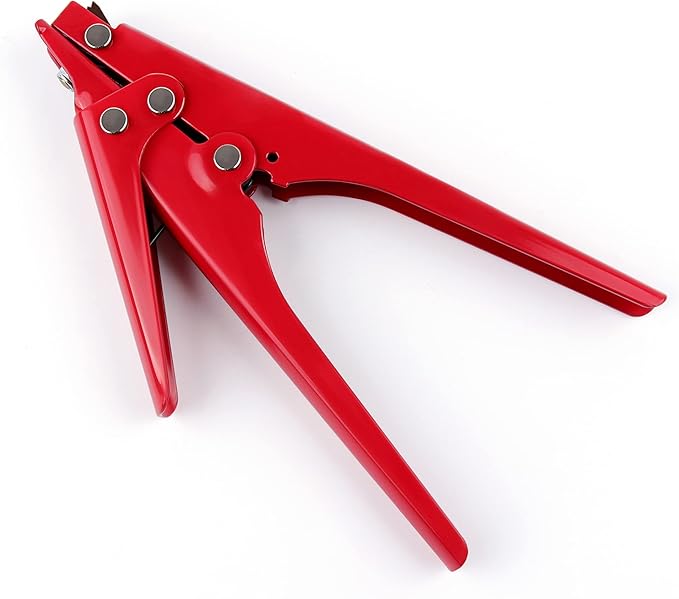 Knoweasy Zip Tie Tool and Tensioning and Cutting Tool for Plastic Nylon Cable Tie or Fasteners up to 0.37 Inches